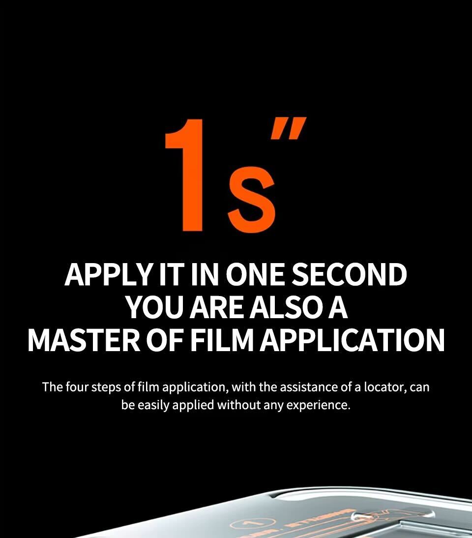 Apple Phone Screen Protector 1 second application