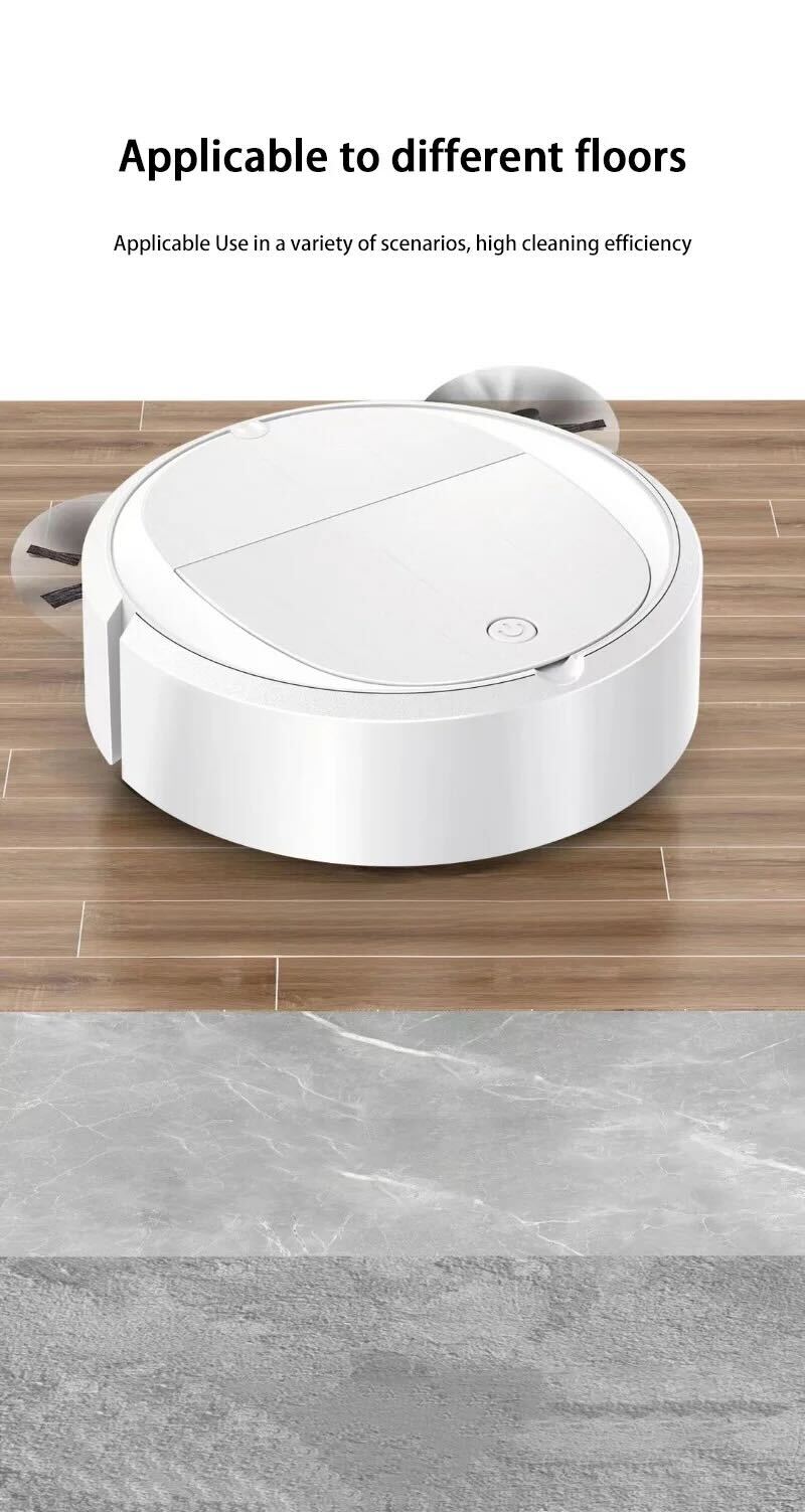 NEW 3 in 1 Smart Sweeping Robot Applicable to Different Floors