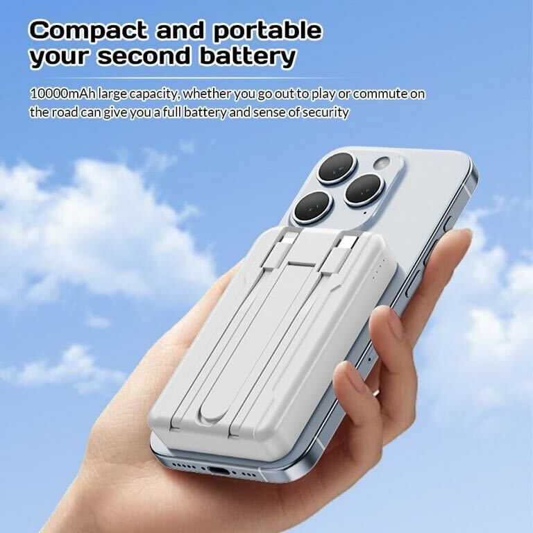 10000mAh Magnetic Wireless Power Bank Compact and Portable