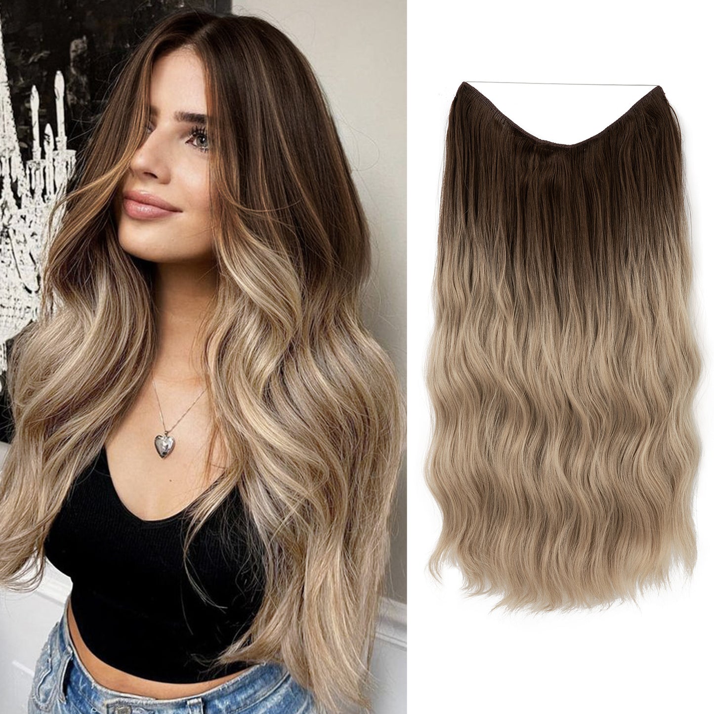 Halo Hair Wig