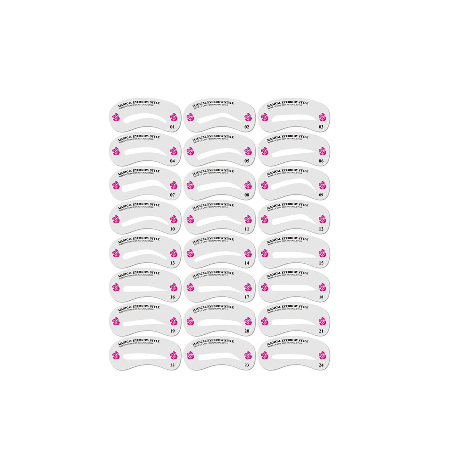 Brow Stamp Stencils