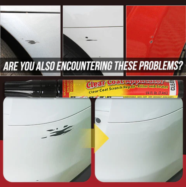 Car Repair Pen Before and After Use