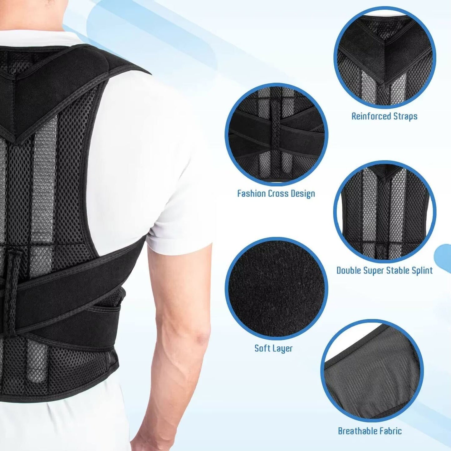 Back Brace Posture Corrector Features
